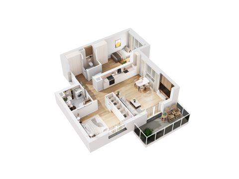 Plan 3 pok. 68m²