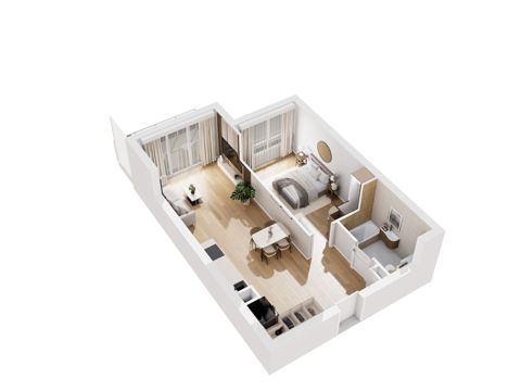 Plan 2 pok. 53m²