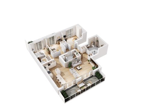 Plan 4 pok. 110m²