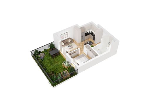 Plan 2 pok. 37m²