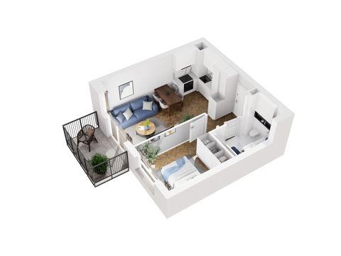 Plan 2 pok. 35m²