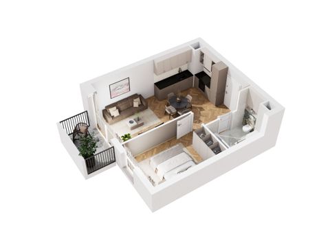 Plan 2 pok. 40m²