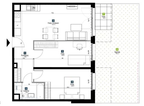 Plan 3 pok. 59m²