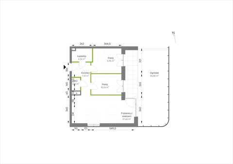 Plan 3 pok. 63m²