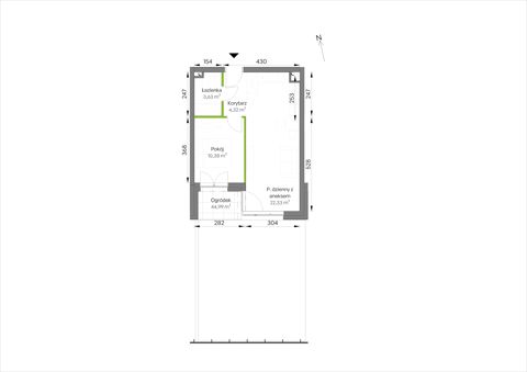 Plan 2 pok. 41m²
