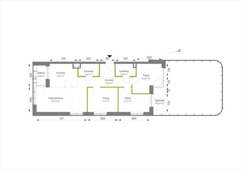 Plan 4 pok. 78m²
