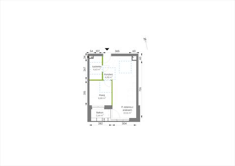 Plan 2 pok. 41m²