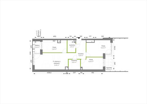 Plan 4 pok. 77m²