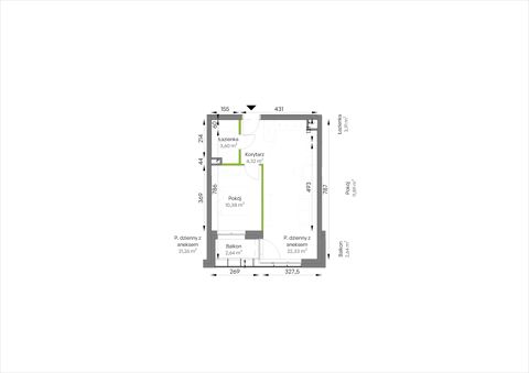 Plan 2 pok. 41m²