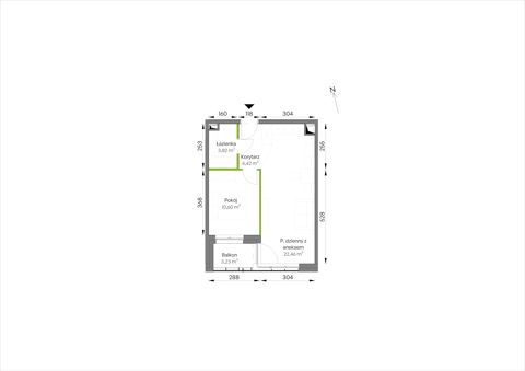 Plan 2 pok. 41m²