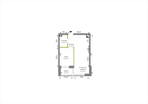 Plan 2 pok. 41m²