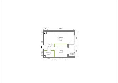 Plan 2 pok. 40m²