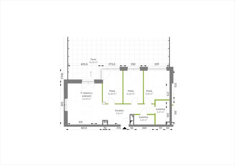 Plan 4 pok. 78m²