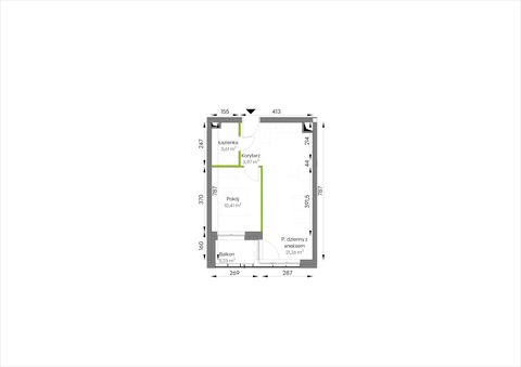 Plan 2 pok. 39m²