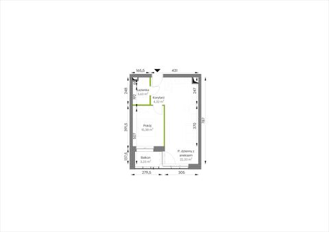 Plan 2 pok. 41m²