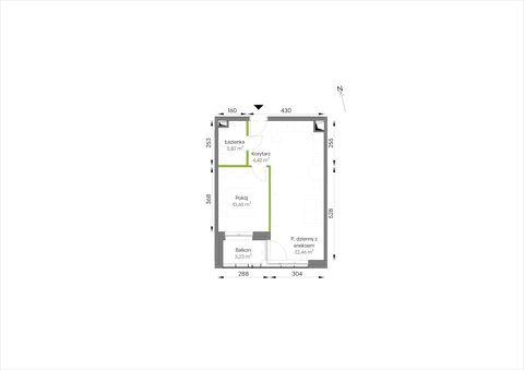 Plan 2 pok. 41m²