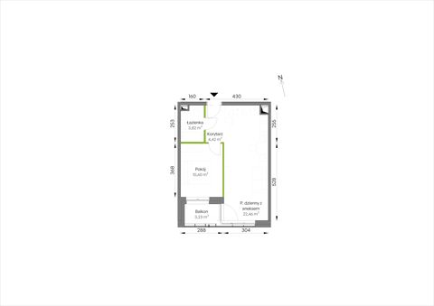 Plan 2 pok. 41m²