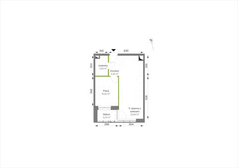 Plan 2 pok. 41m²