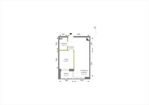 Plan 2 pok. 41m²