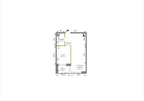 Plan 2 pok. 41m²