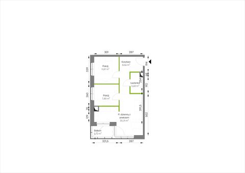 Plan 3 pok. 50m²