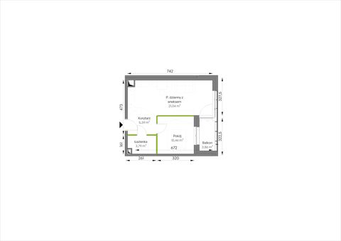 Plan 2 pok. 41m²