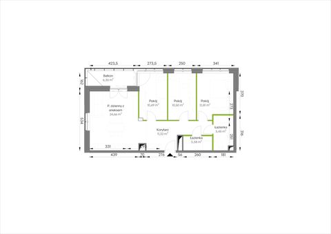 Plan 4 pok. 79m²