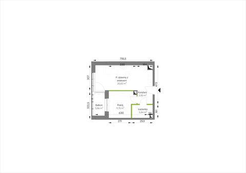Plan 2 pok. 38m²