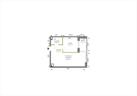 Plan 2 pok. 40m²