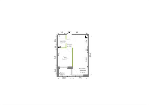 Plan 2 pok. 41m²