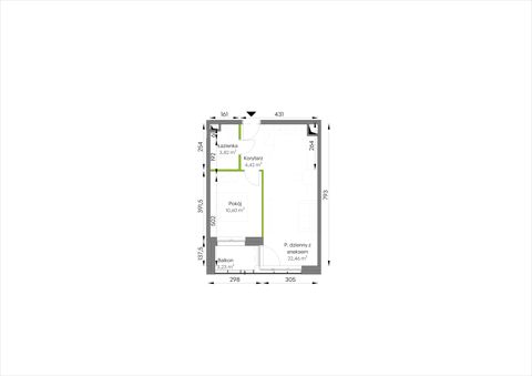Plan 2 pok. 41m²