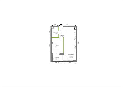 Plan 2 pok. 41m²