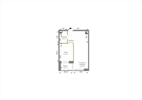 Plan 2 pok. 41m²