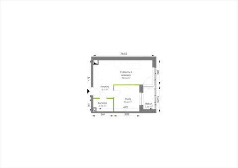 Plan 2 pok. 41m²