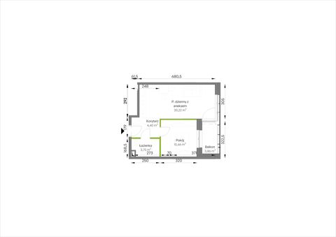 Plan 2 pok. 39m²