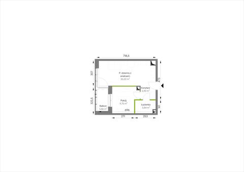 Plan 2 pok. 38m²