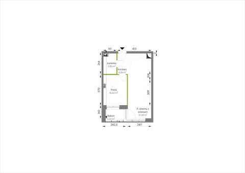 Plan 2 pok. 40m²
