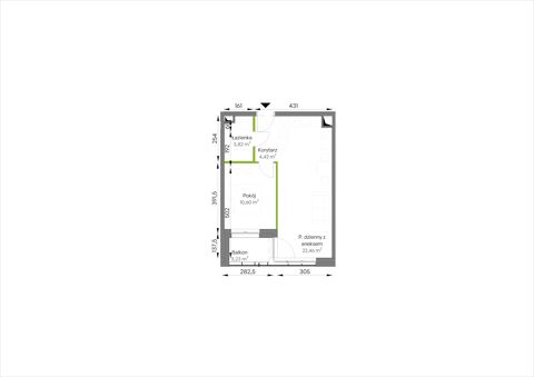 Plan 2 pok. 41m²
