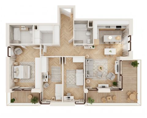 Plan 4 pok. 101m²