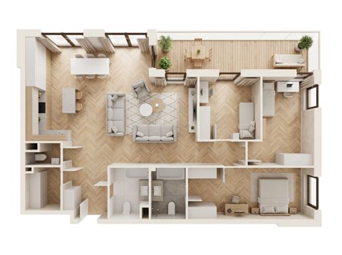 Plan 4 pok. 119m²