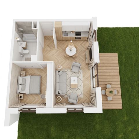 Plan 2 pok. 43m²