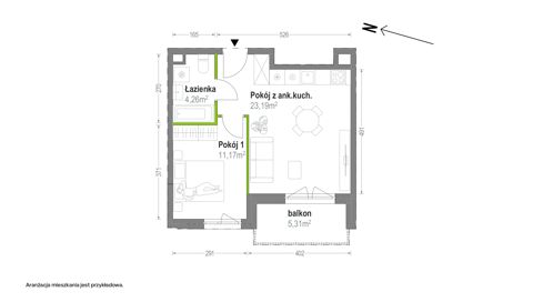 Plan 3 pok. 63m²