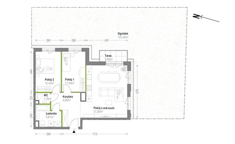 Plan 3 pok. 69m²