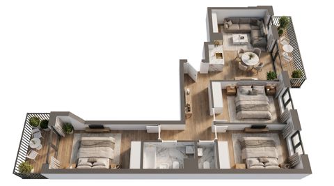 Plan 4 pok. 87m²