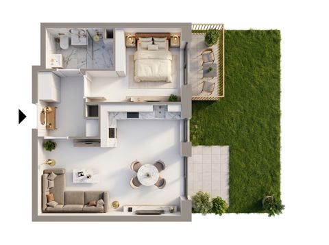 Plan 2 pok. 41m²