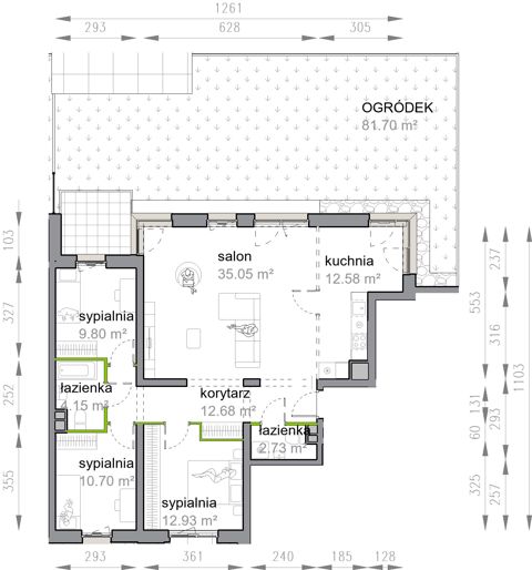 Plan 4 pok. 101m²