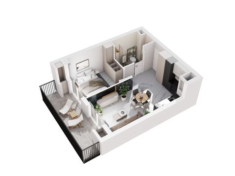 Plan 2 pok. 38m²
