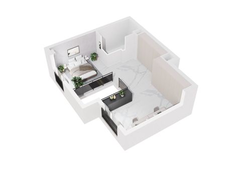 Plan 4 pok. 100m²