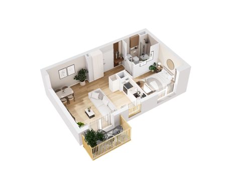 Plan 2 pok. 44m²