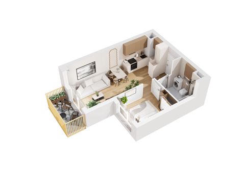 Plan 2 pok. 35m²